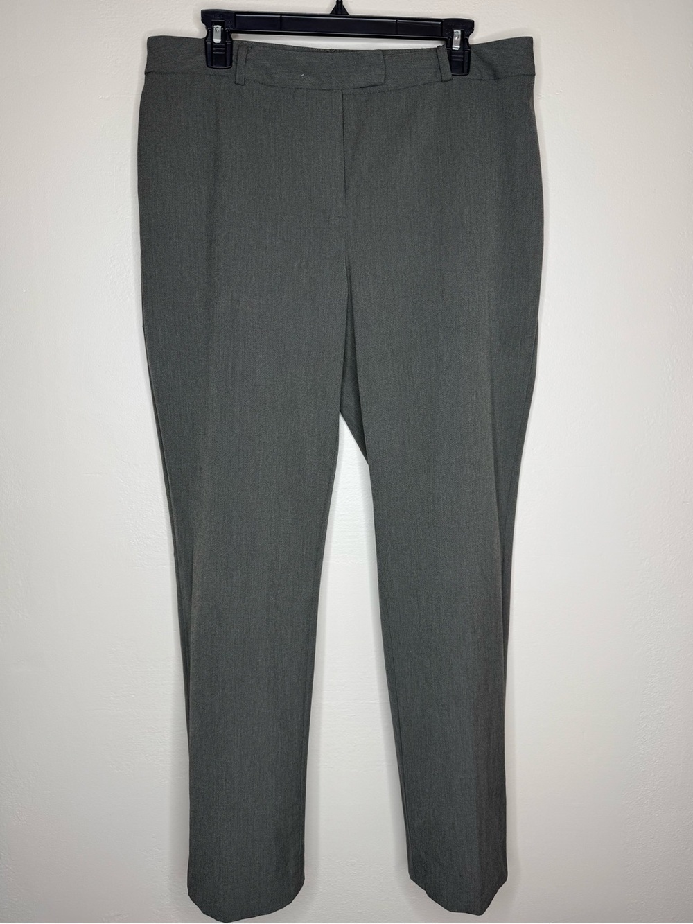 Jones New York Brown Straight-Leg Trousers Size 12